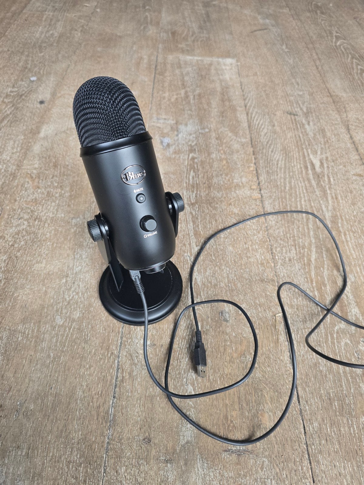 Blue Yeti USB Microfoon - Zwart, Ophalen, Zo goed als nieuw, Studiomicrofoon