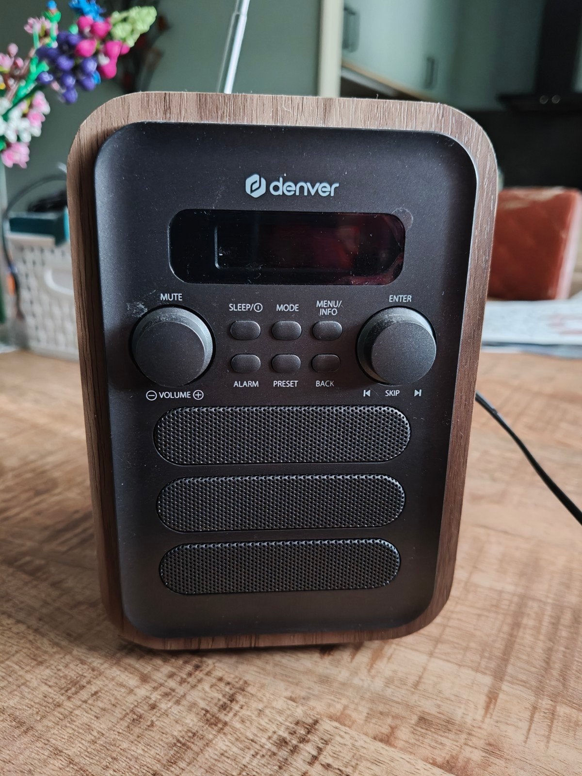 Denver DAB/FM Radio met Bluetooth - Nostalgisch Design, Audio, Tv en Foto, Radio's, Ophalen of Verzenden, Zo goed als nieuw, Radio