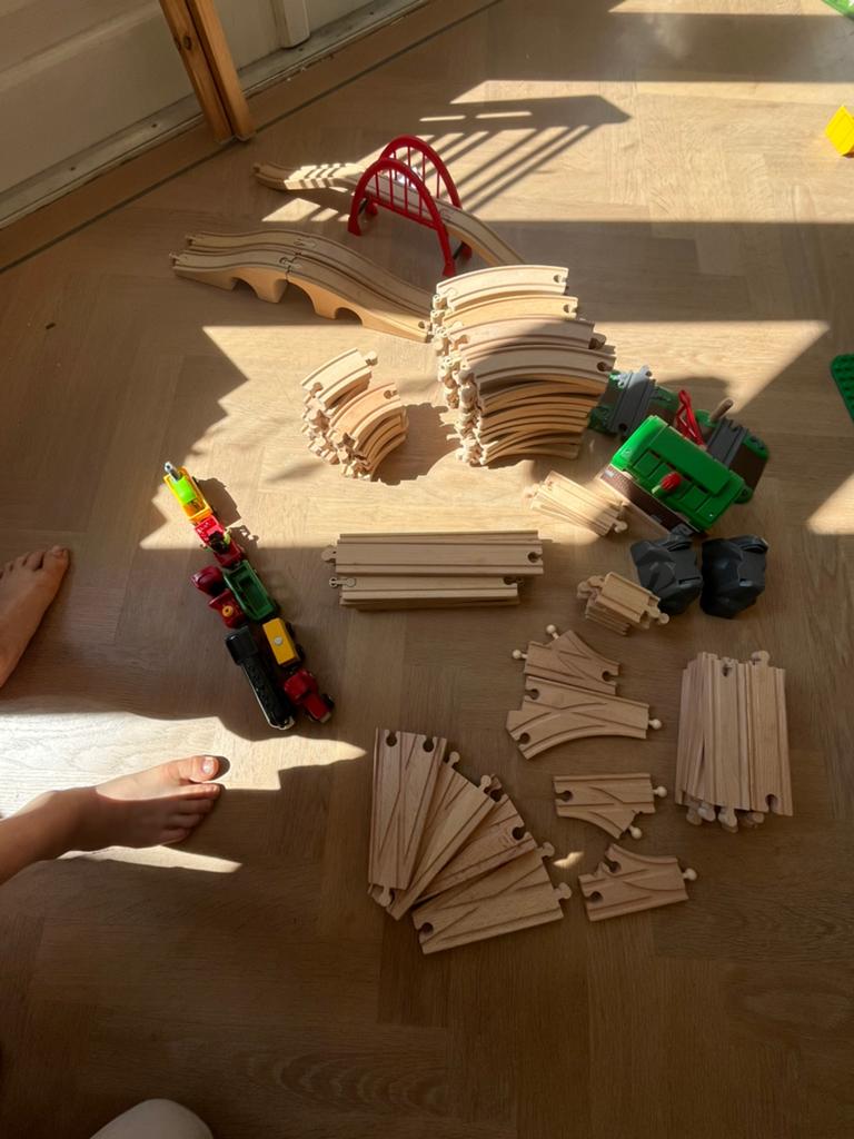 Treinbaan brio, Ophalen, Zo goed als nieuw