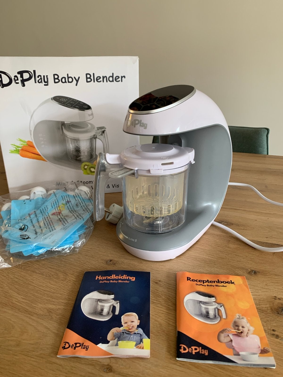 DePlay Baby Blender - Stomer en Blender voor Babyvoeding, Kinderen en Baby's, Babyvoeding en Toebehoren, Ophalen of Verzenden