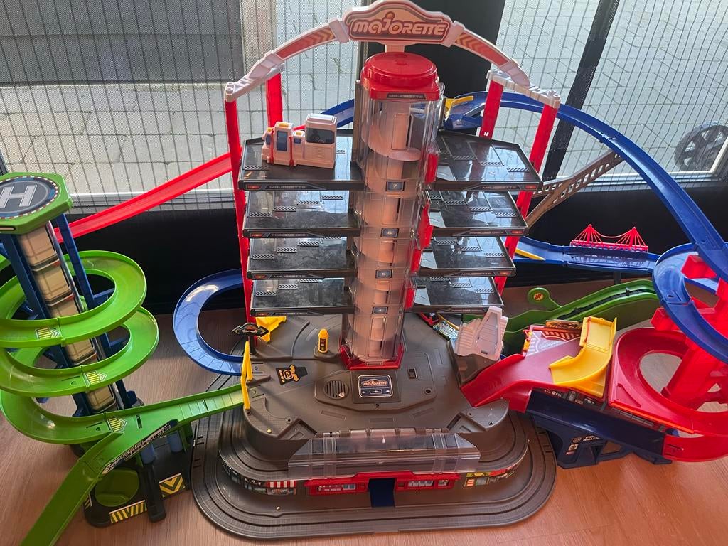 Majorette garage Hot Wheels Racebaan, Ophalen, Gebruikt