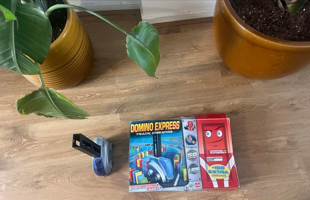 Domino Express Track Creator Champion Race Goliath, Ophalen of Verzenden, Gebruikt, Jongen of Meisje