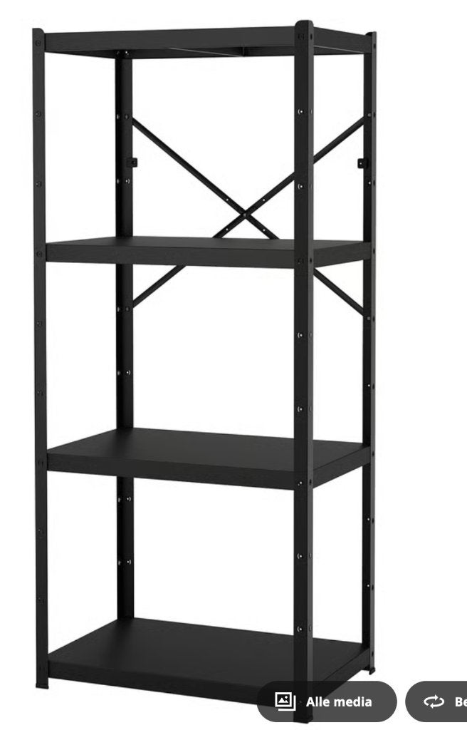 Metal Shelf Ikea Bror, Ophalen, Zo goed als nieuw