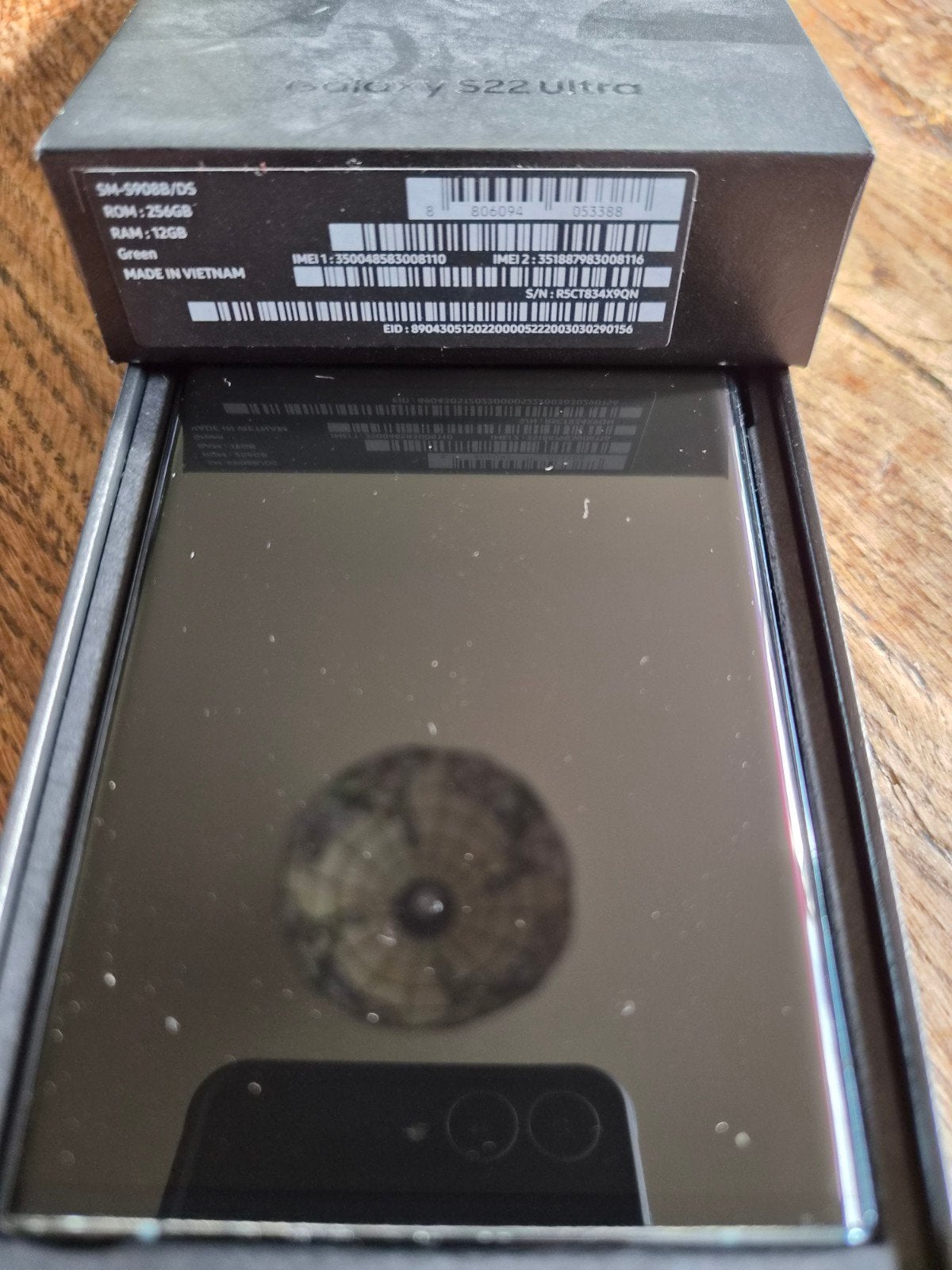 Samsung Galaxy S22 Ultra 256GB Groen - Zo goed als nieuw