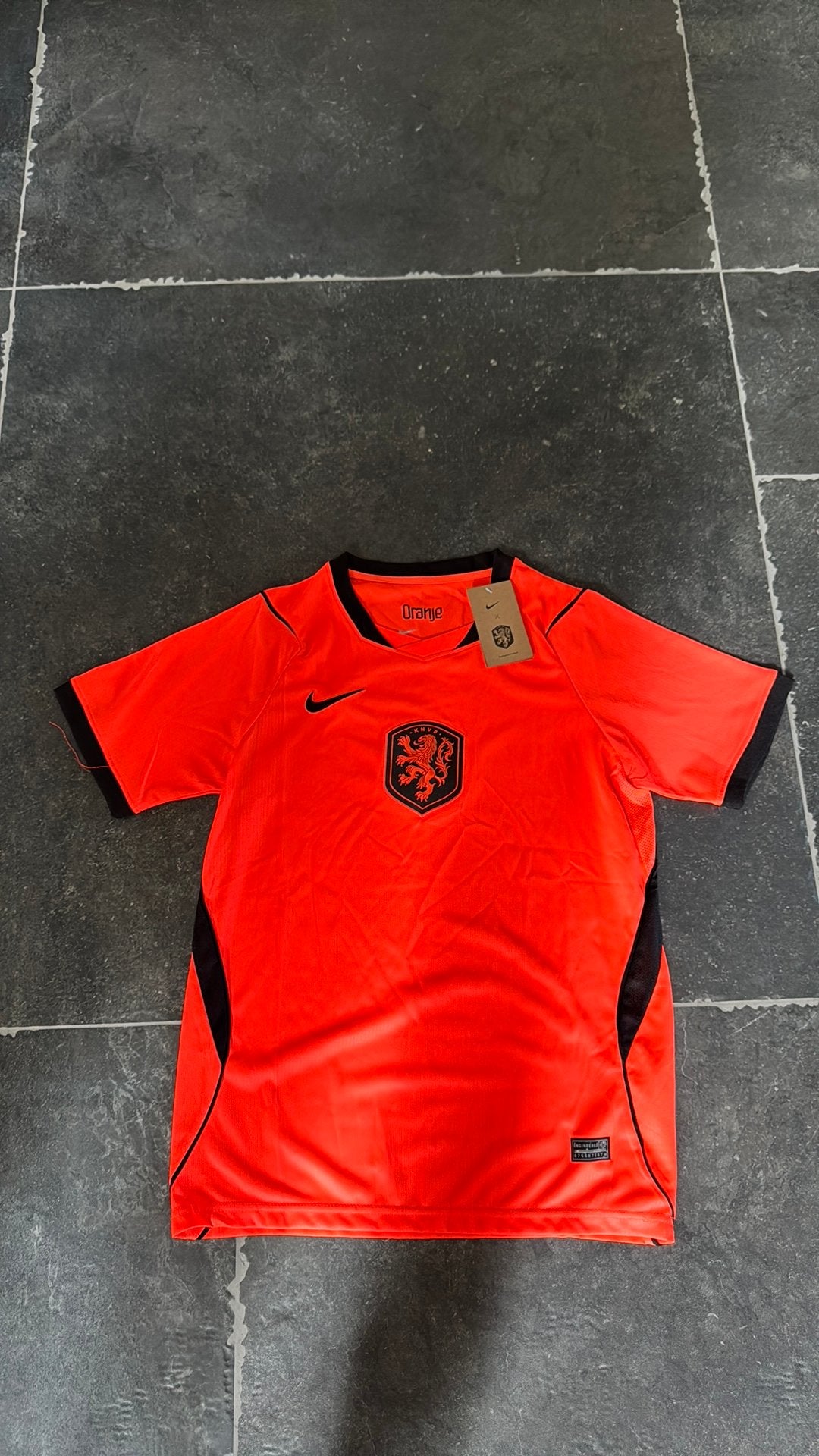 Nederlands elftal voetbalshirt, Sport en Fitness, Voetbal, Maat S, Verzenden, Nieuw, Shirt