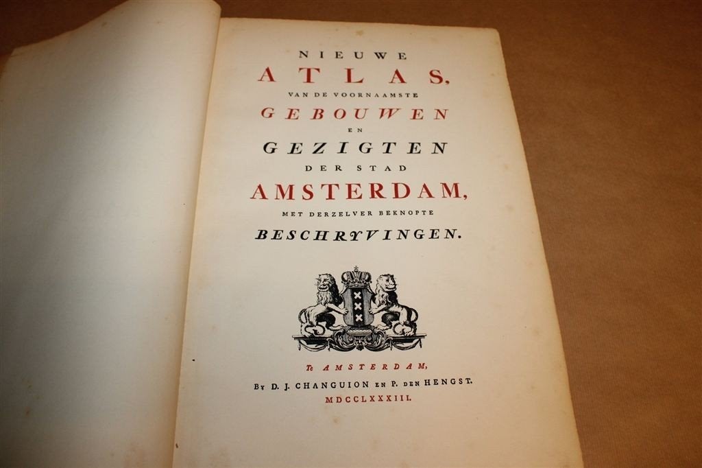 Oud Amsterdam 1600-1790 — Monumentale Fouquet Atlas 1923, Ophalen of Verzenden