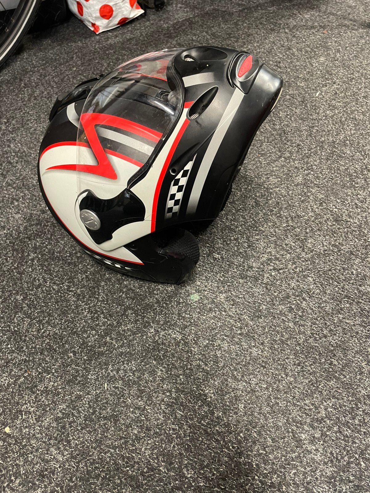 Mooie motor helm merk caberg maat m, Ophalen of Verzenden, Tweedehands, Integraalhelm, Caberg