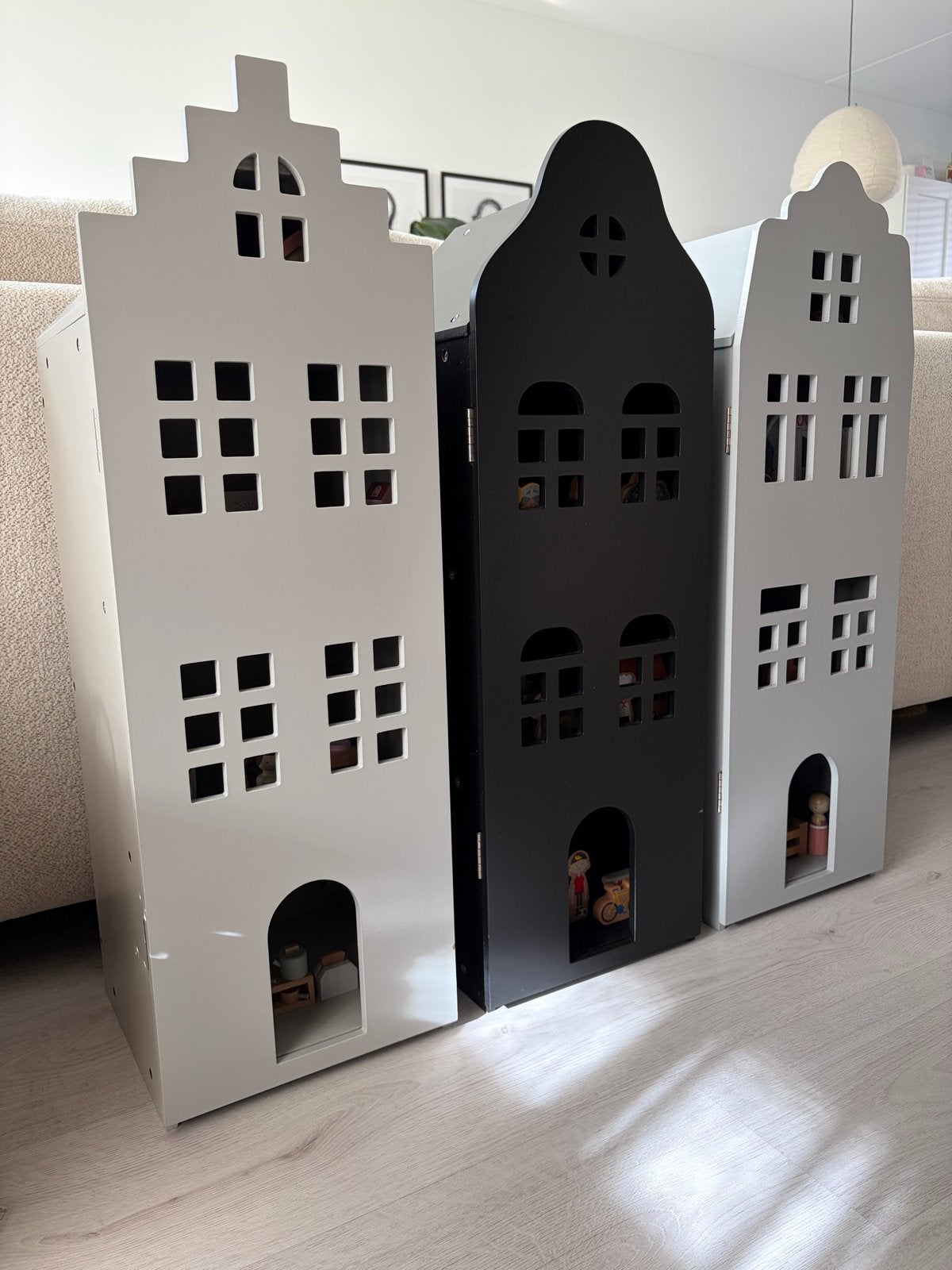 Grachtenpanden HEMA met Little Dutch en HEMA inrichting, Ophalen of Verzenden, Zo goed als nieuw, Poppenhuis