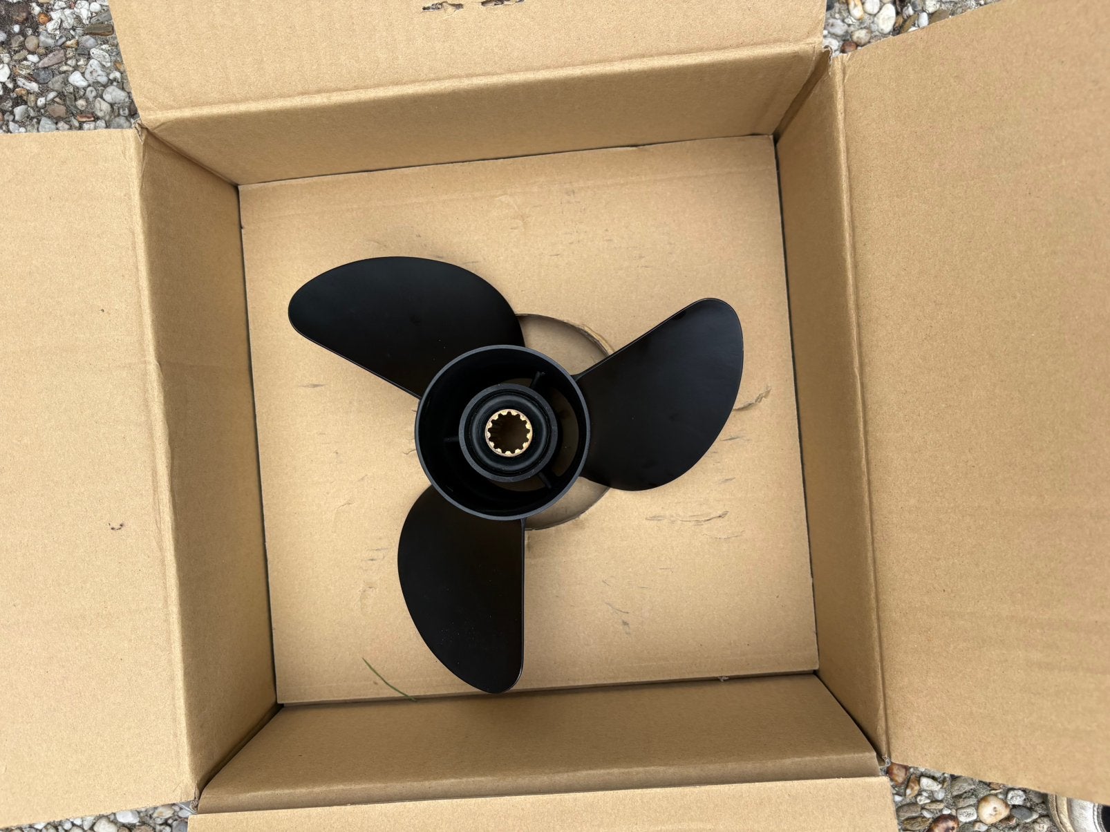 Yamaha g16 rvs propeller, Watersport en Boten, Verzenden, Nieuw, Motor en Techniek, Zeilboot of Motorboot