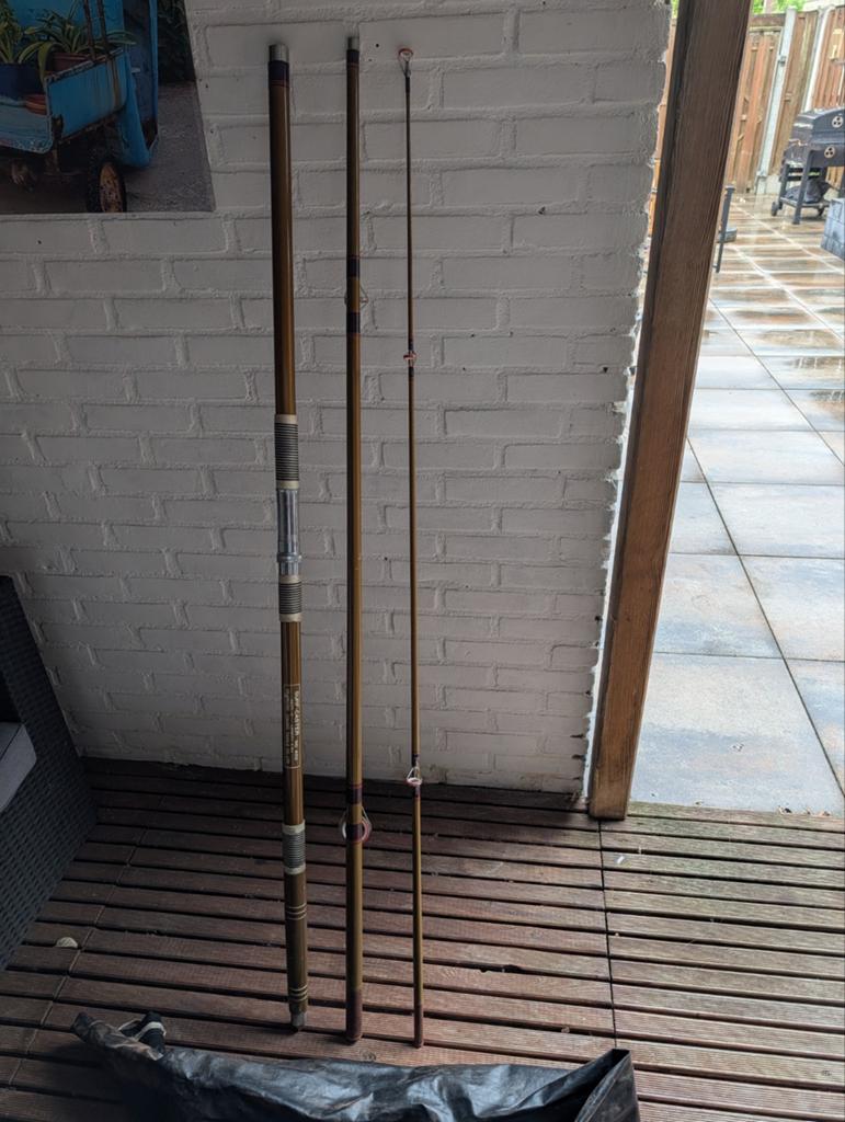 Strand hengel te koop 4.50 m lang in goede staat., Watersport en Boten, Ophalen, Werphengel