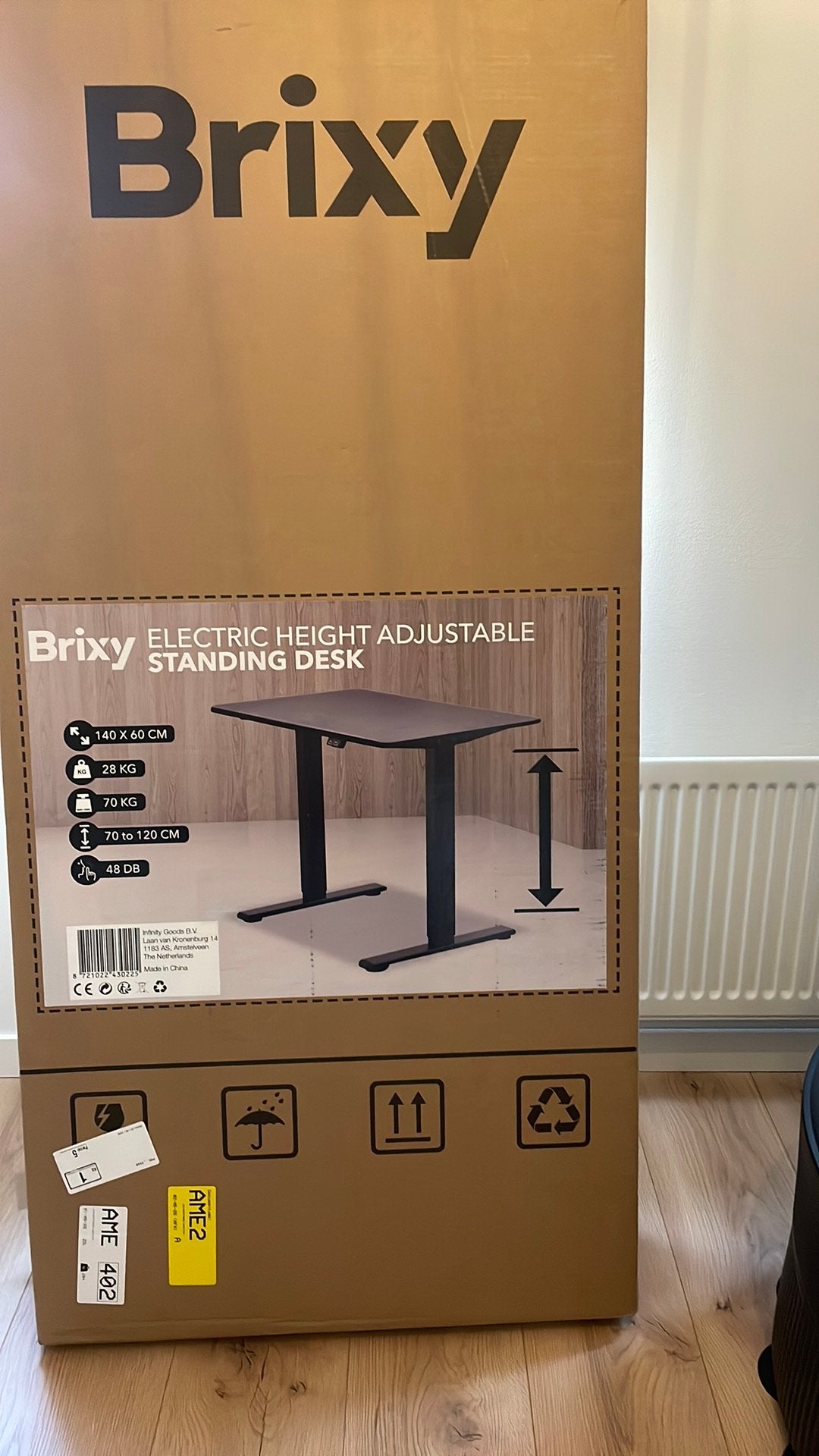 Verstelbaar elektrische tafel, Ophalen, In hoogte verstelbaar, Nieuw