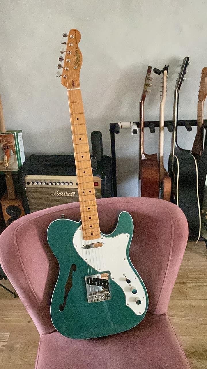 Squier Classic Vibe 60s Telecaster Sherwood Green, Muziek en Instrumenten, Ophalen, Zo goed als nieuw, Semi-solid body, Fender