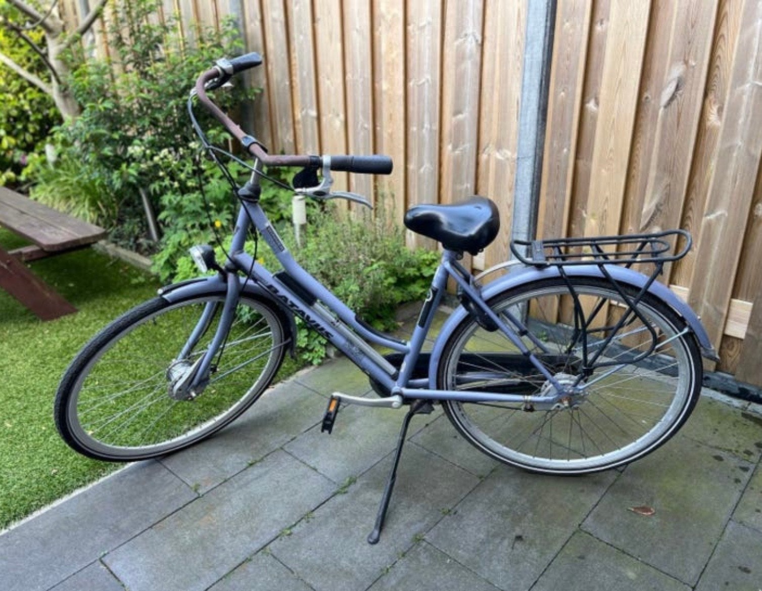 Batavus damesfiets, Ophalen, Terugtraprem, Versnellingen, Batavus