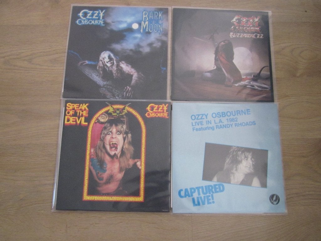 Ozzy Osbourne 4 LP's in een prima staat!, Gebruikt, Speciale editie, Doom metal, Ophalen of Verzenden