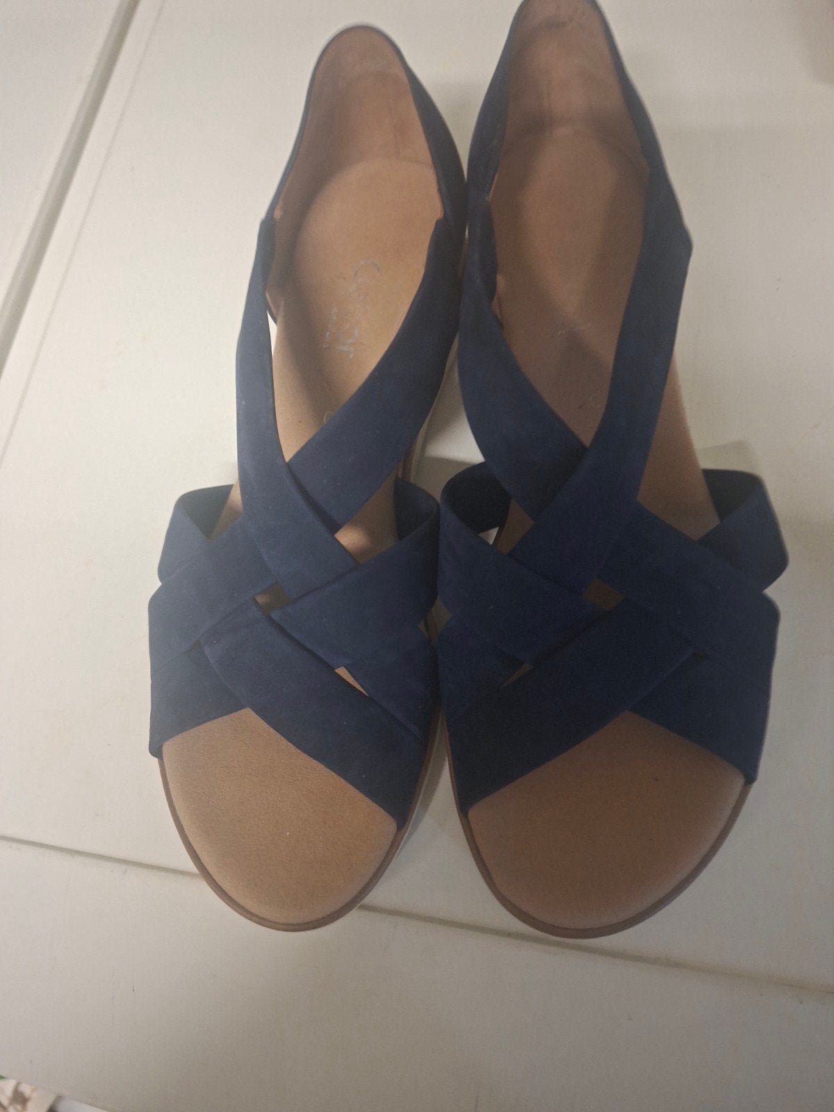Gabor Dames Schoenen Maat 43 - Comfortabele Sandalen, Blauw, Gabor, Gedragen, Sandalen of Muiltjes