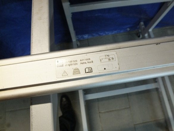 Dakdragers voor Opel Astra H station dakrailing, Auto diversen, Dakdragers, Niet ingevuld, Gebruikt, Niet ingevuld, Ophalen of Verzenden