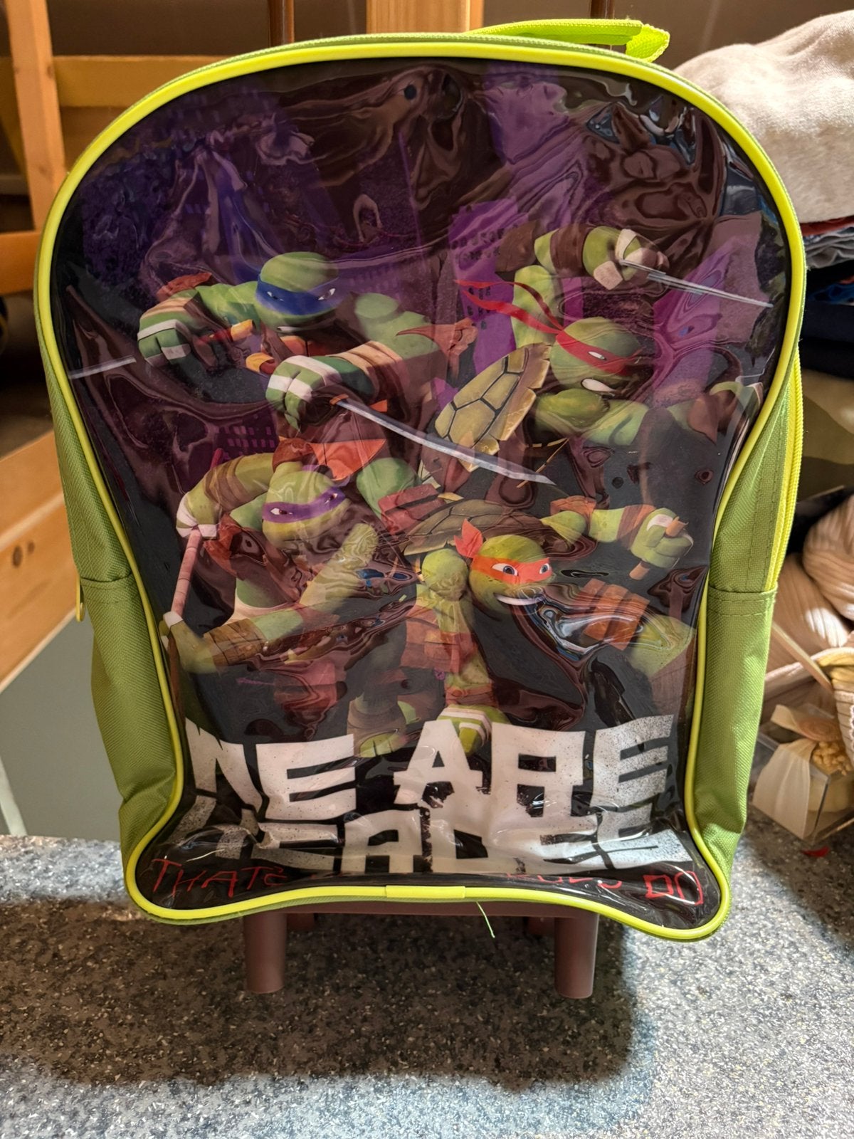 Ninja turtle stof reiskoffertje nieuw., Ophalen