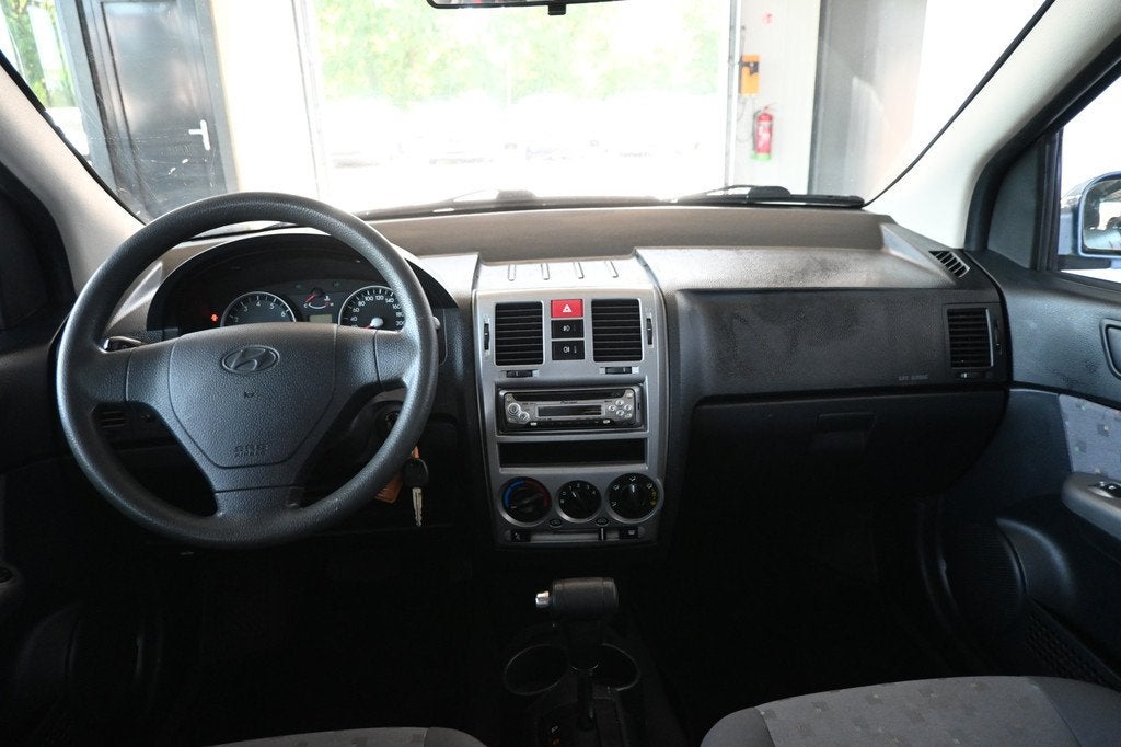 Hyundai Getz 1.6i-16V GLS Automaat Airco Schuifdak Goed Onde, Zwart, Blauw, Origineel Nederlands, Bedrijf