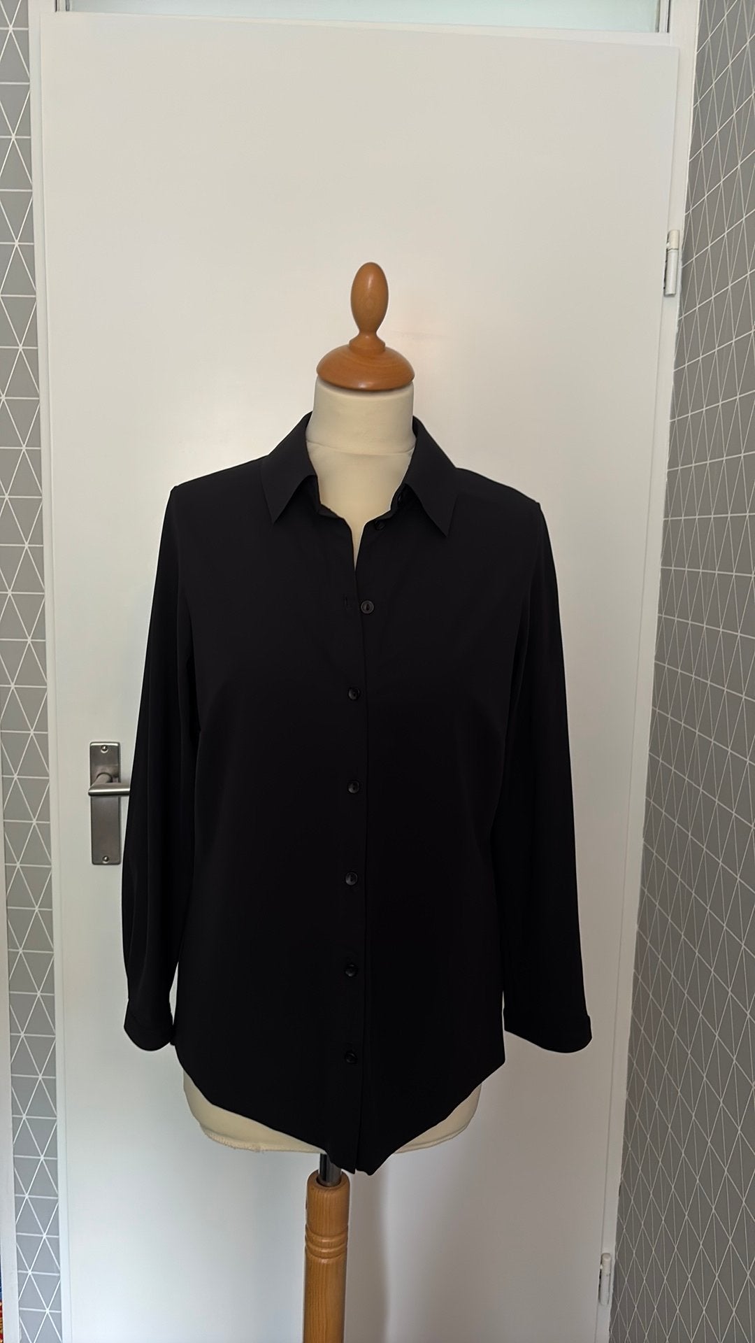 Blouse Japan TKY. Zwart. Maat M., Ophalen of Verzenden, Zo goed als nieuw, Maat 38/40 (M), Zwart