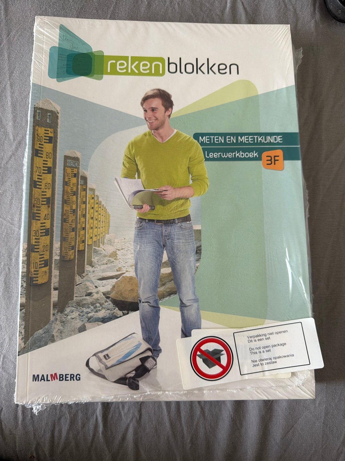 Rekenblokken Meten en Meetkunde Leerwerkboek 3F Malmberg, Ophalen of Verzenden, Nieuw, Overige niveaus, Overige vakken
