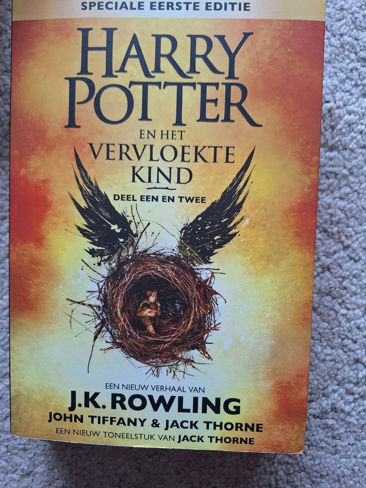 Harry Potter en het Vervloekte Kind - Speciale Eerste Editie, Verzamelen, Ophalen of Verzenden, Zo goed als nieuw, Boek of Poster