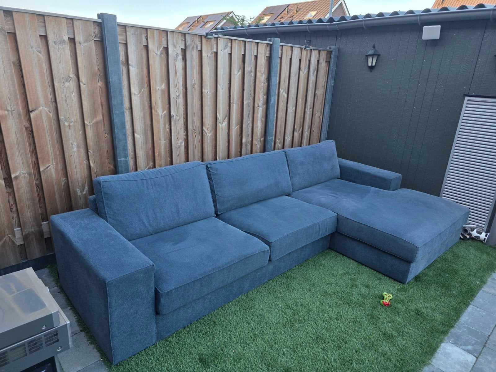 Room108 Hoekbank - Blauw/Grijs - Zo goed als nieuw, Ophalen, Hoekbank, Zo goed als nieuw, 300 cm of meer