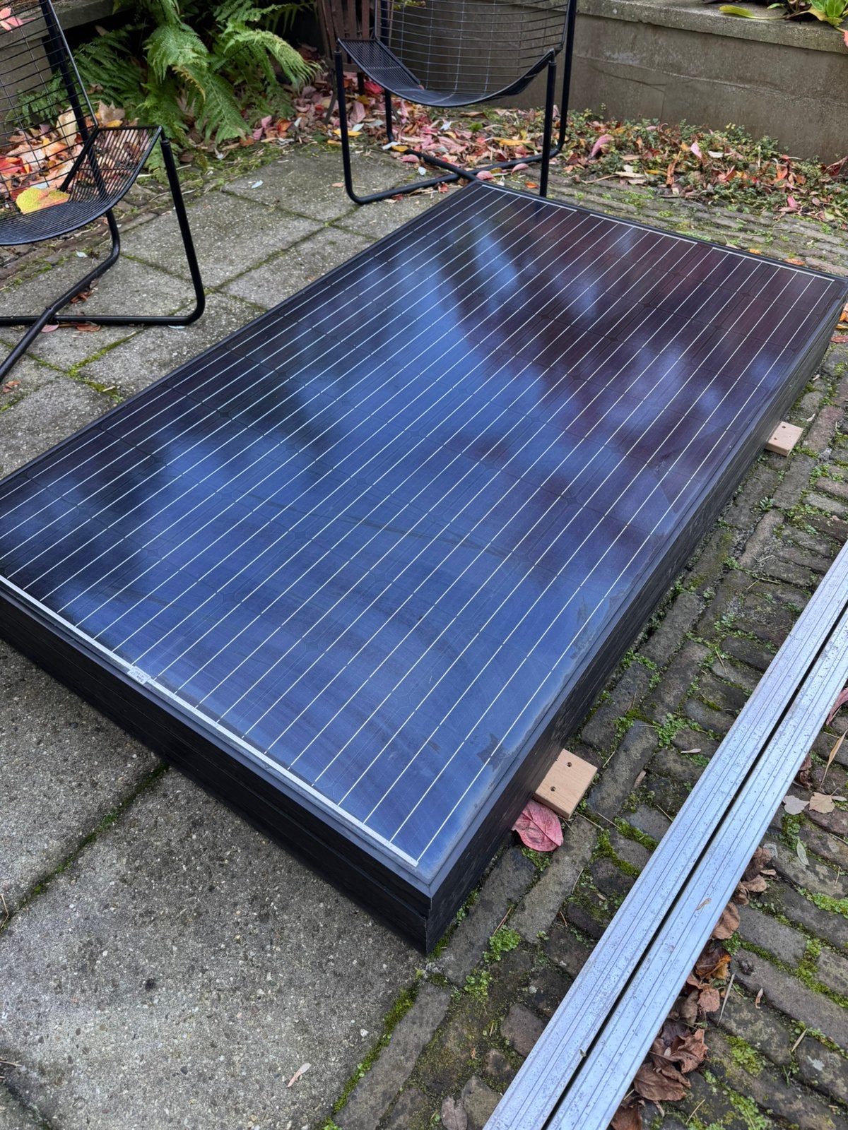 15x Trina Solar 275wp full black zonnepanelen, Ophalen, Gebruikt, Compleet systeem