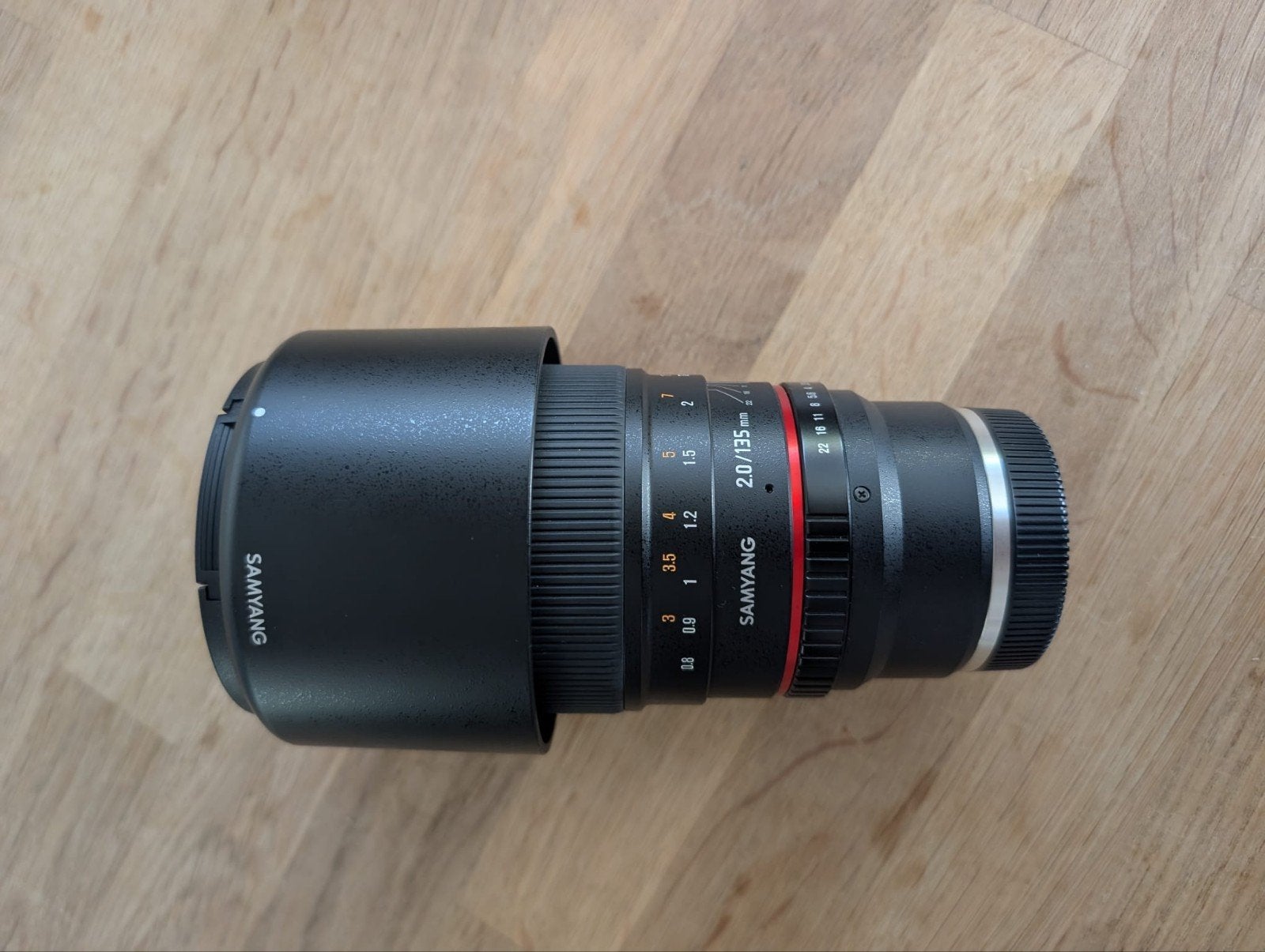 Samyang 135mm f/2.0 ED UMC handmatige focus lens!, Samyang, Handmatige focus, Gebruikt, Telelens