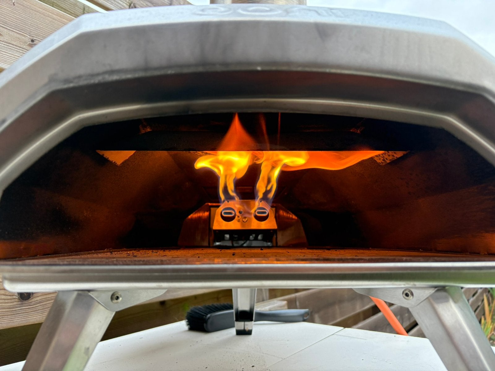 Ooni Karu 12 pizzaoven – incl. gasbrander (t.w.v. €89,50), Tuin en Terras, Ophalen, Zo goed als nieuw, Ooni