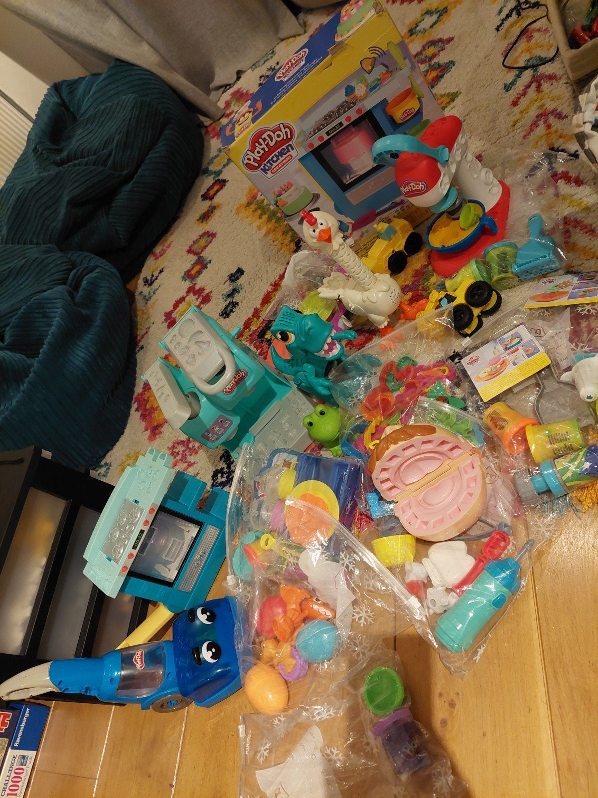Grote Play-Doh set: apparaten, vormpjes en klei