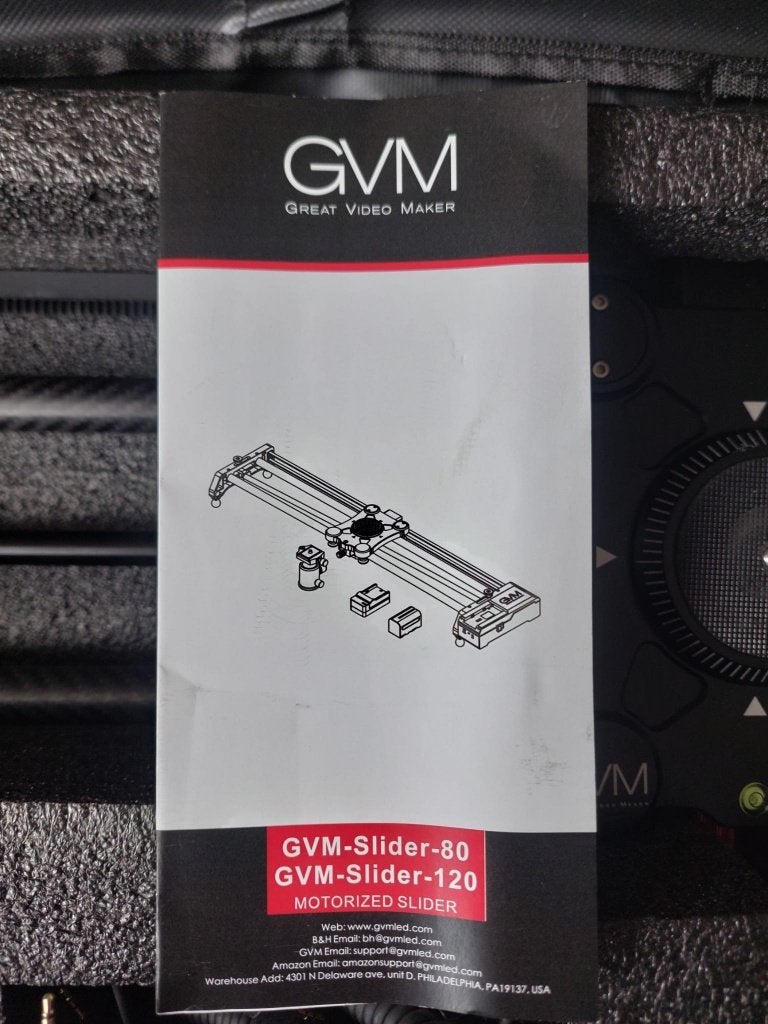 GVM Motorized Slider - 80, Ophalen, Nieuw, Overige merken, Overige typen