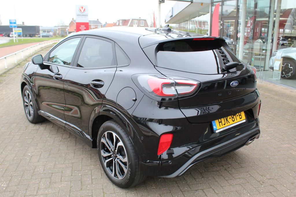 Ford Puma 1.0-125pk EcoBoost Hybrid ST-Line. April 2024 ! Sl, Voorwielaandrijving, 12 maanden, Stof, Zwart