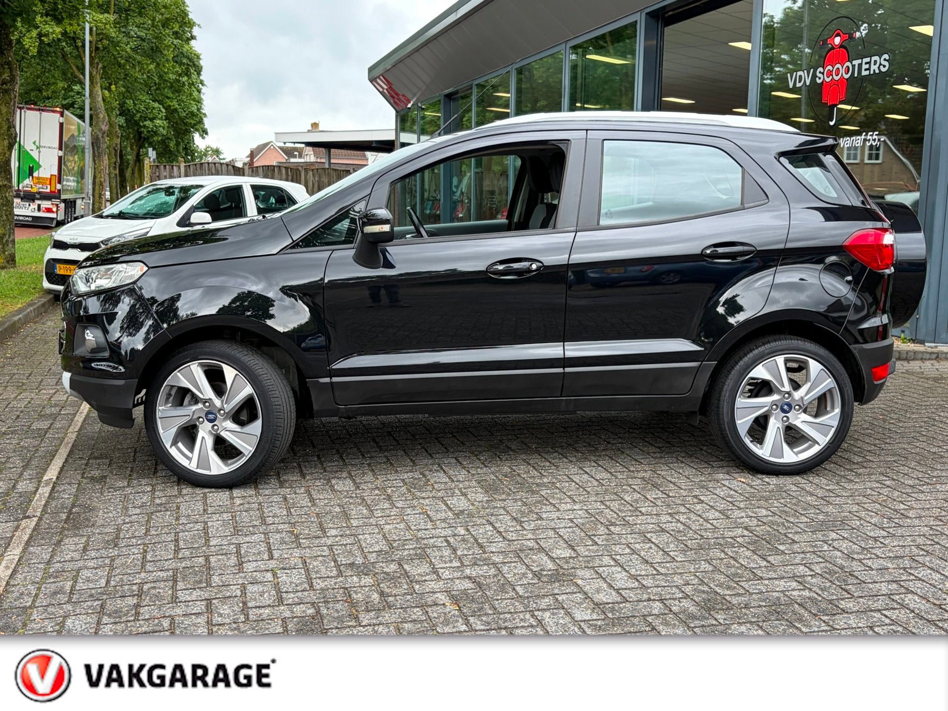 Ford EcoSport 1.0 EcoBoost Titanium Bovag rijklaarprijs ! in, Auto's, Gebruikt, Ecosport, Zwart, Origineel Nederlands