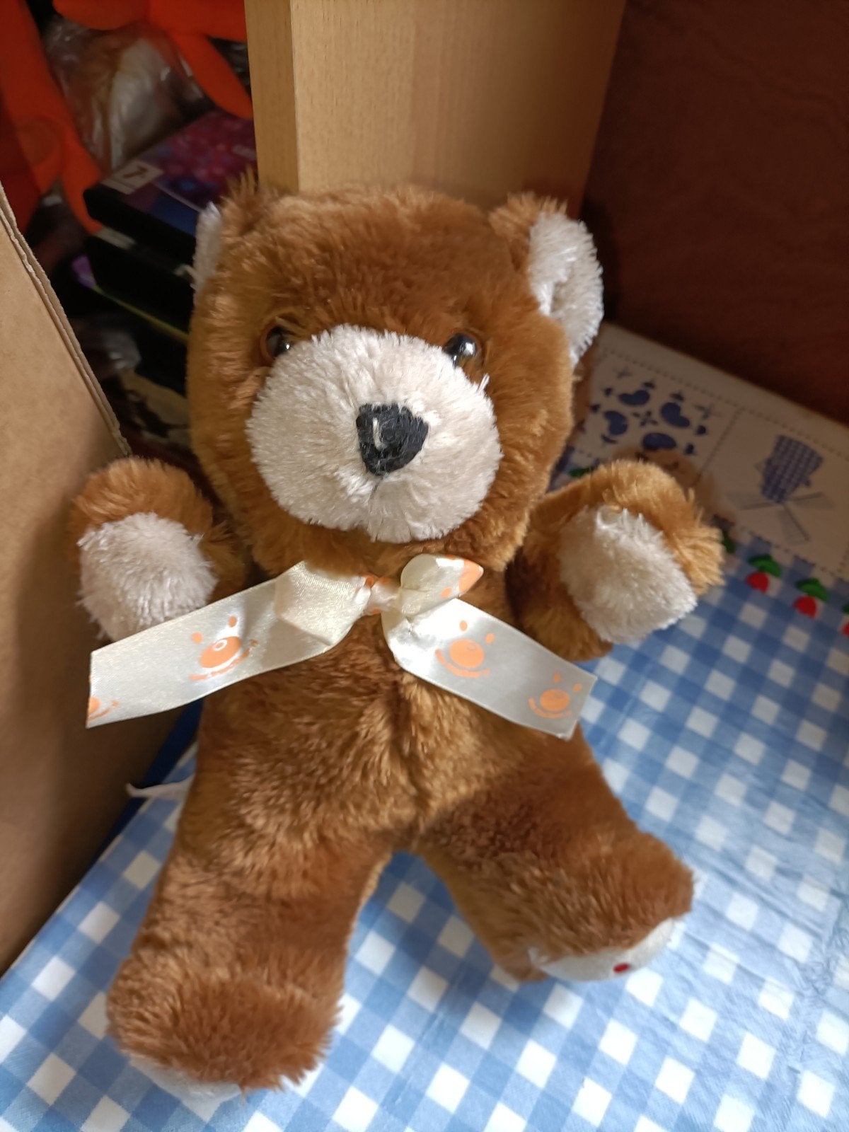 Troostbeer knuffel troost beer 26 cm groot, Ophalen of Verzenden, Zo goed als nieuw, Stoffen beer, Overige merken