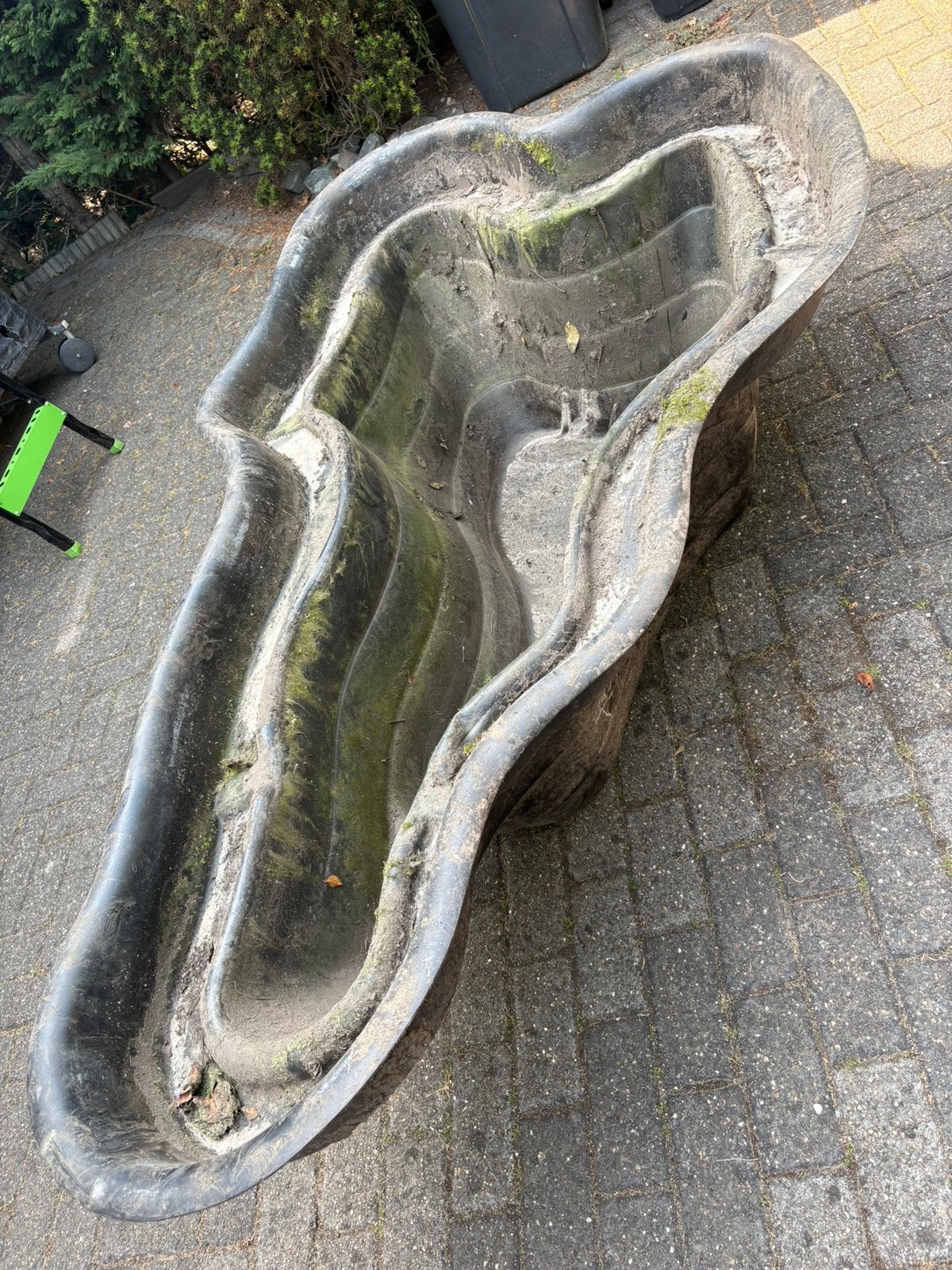 Vijver 2m x 1,2m kunststof voorgevormd, Tuin en Terras, Vijvers, Ophalen, Gebruikt