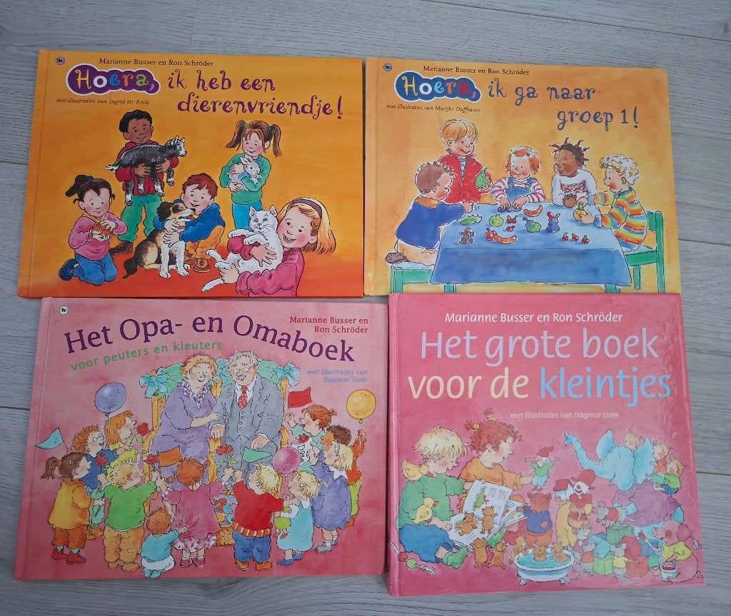 Marianne Busser en Ron Schröder boeken Hoera serie, Gelezen, 5 of 6 jaar, Fictie algemeen, Jongen of Meisje