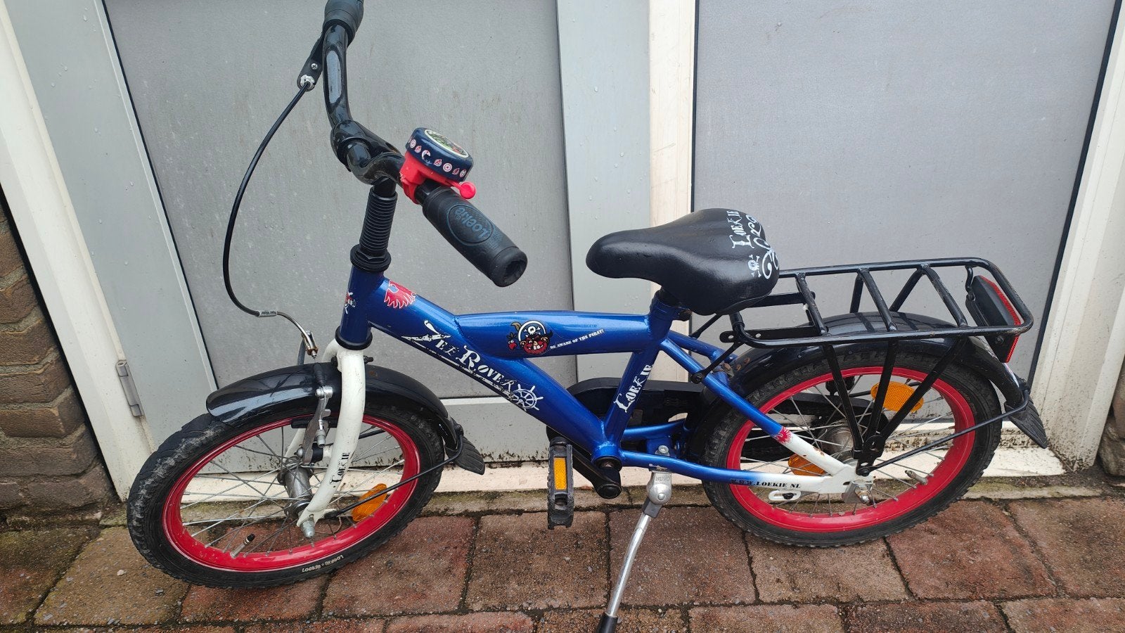 Kinderfiets 16 inch - Loekie zeerover, Fietsen en Brommers, Fietsen | Kinderfietsjes, Ophalen