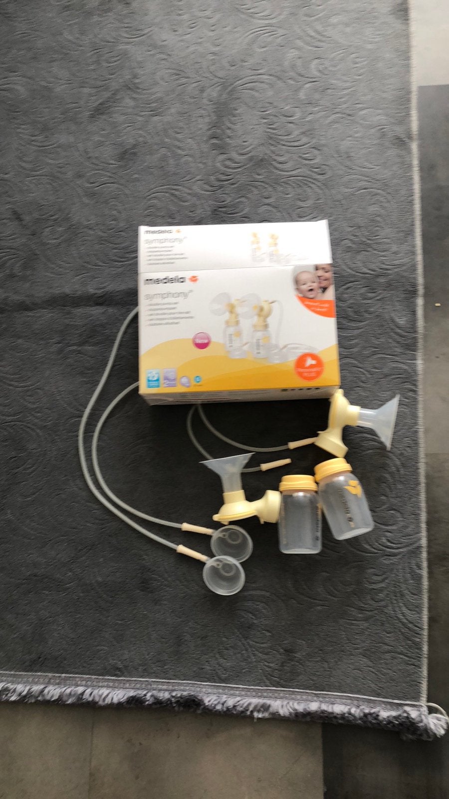 Medela dubbele afkolfset, Ophalen of Verzenden, Zo goed als nieuw, Borstkolf