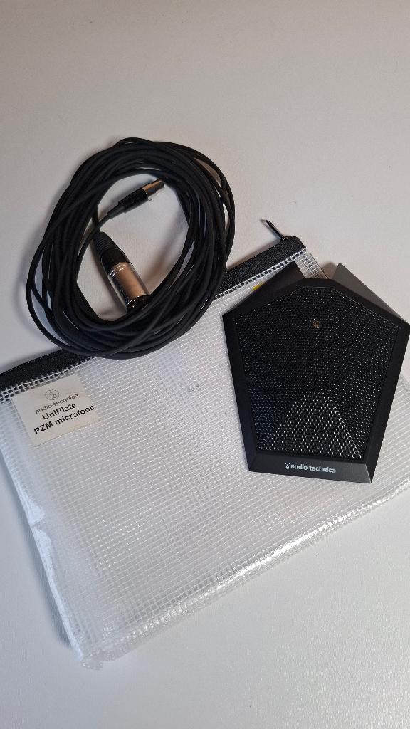 Audio-Technica   condensatormicrofoon PZM type, Muziek en Instrumenten, Microfoons, Ophalen of Verzenden, Zo goed als nieuw, Studiomicrofoon