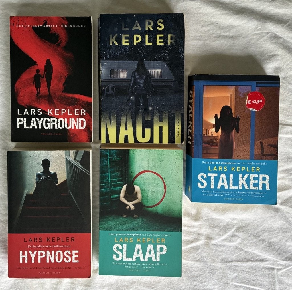 5 thrillers van Lars Kepler, Ophalen of Verzenden, Gelezen, Lars Kepler, Scandinavië