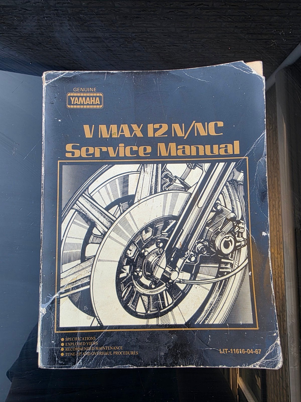 Yamaha V-Max 12 Service Manual Origineel Werkplaatshandboek, Ophalen of Verzenden