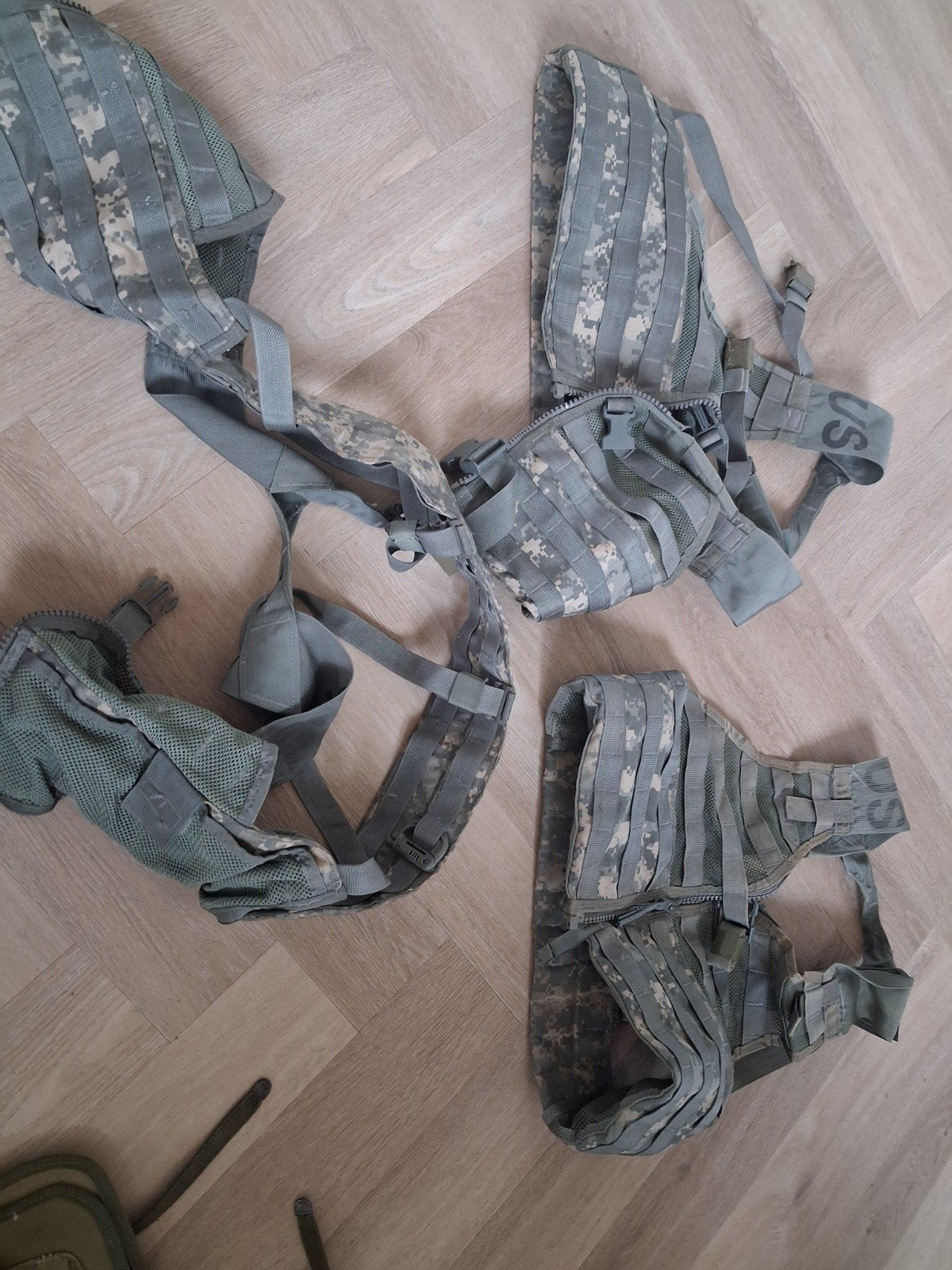 US ops vest 3x airsoft paintbal enz, Amerika, ., Ophalen of Verzenden, .