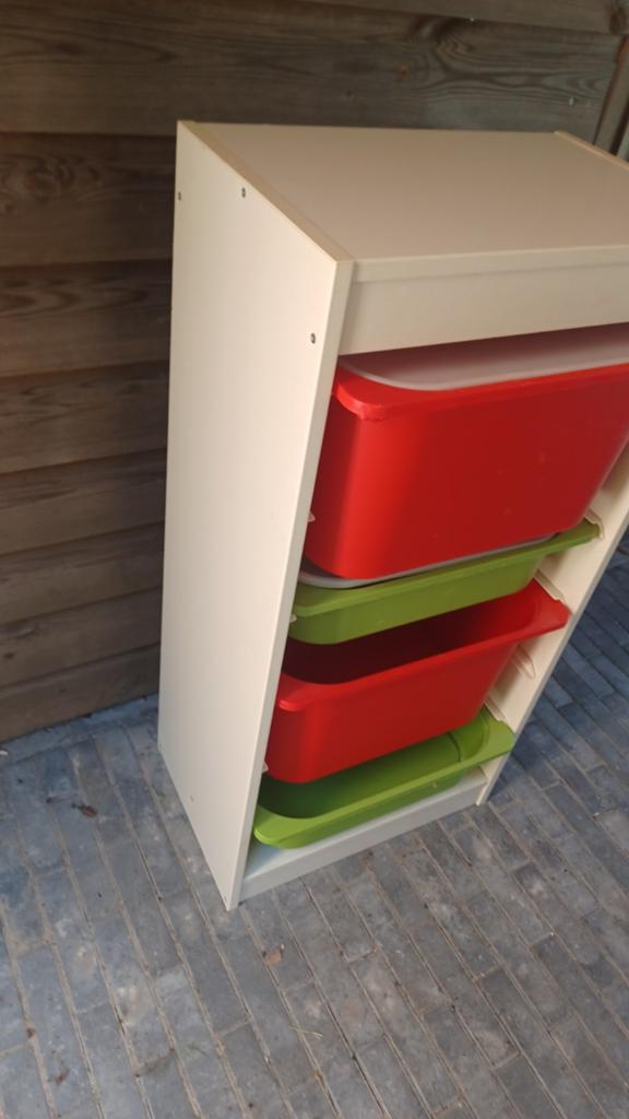 IKEA Vakkenkast met 4 Bakken - TROFAST Opbergmeubel, Ophalen of Verzenden, Gebruikt, Kast
