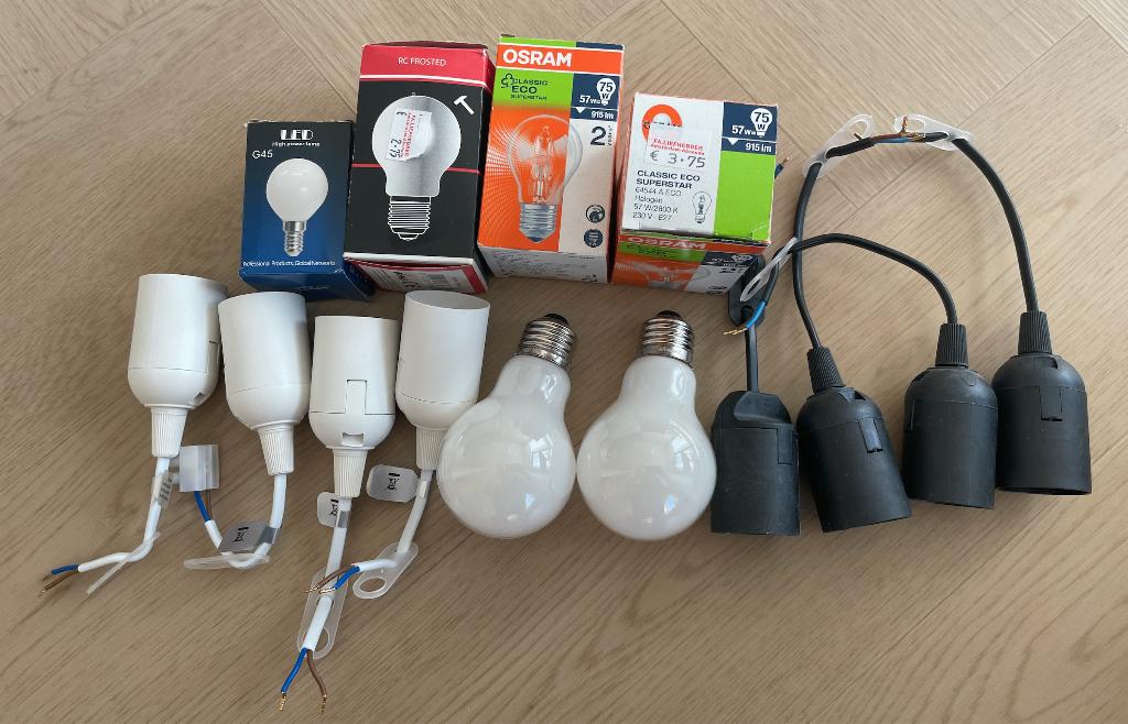 Verhuisfitting E27 Voordeelpak, lampen, Ophalen, Zo goed als nieuw, Overige typen
