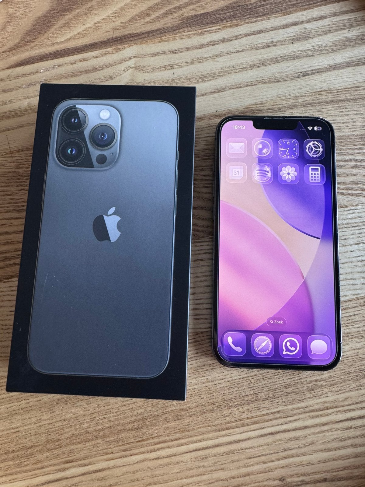 iPhone 13 Pro - 128GB, Ophalen, 128 GB, Zwart, Zo goed als nieuw