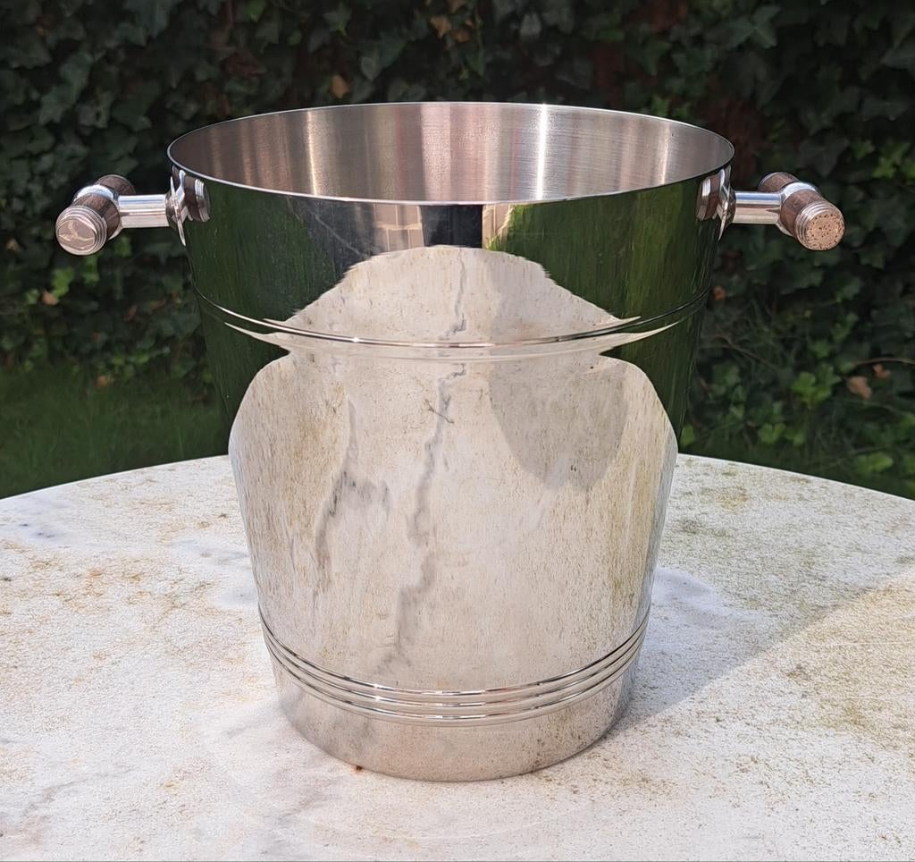 Vintage koeler champagne wijn tuin Jean Couzon RVS, Ophalen of Verzenden, Zo goed als nieuw