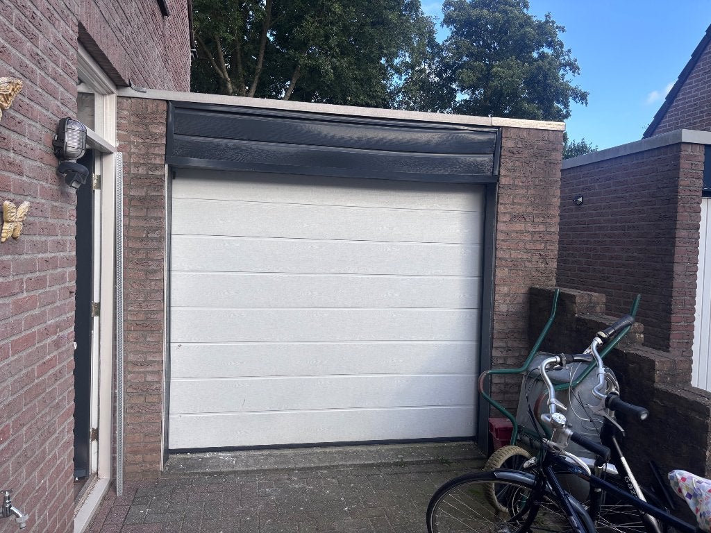 Hormann elektrische garagedeur, Ophalen, Kunststof, Gebruikt, 120 cm of meer