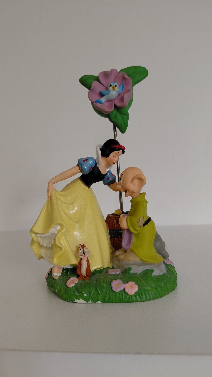 Sneeuwwitje en dopey beeldje, Verzamelen, Disney, Ophalen of Verzenden, Sneeuwwitje of Doornroosje, Zo goed als nieuw, Beeldje of Figuurtje