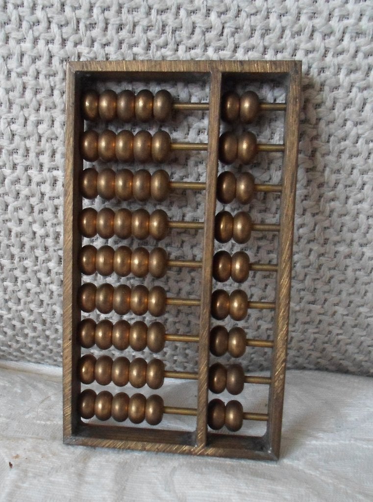 Telraam (Abacus) . Messing., Ophalen of Verzenden, Gebruikt