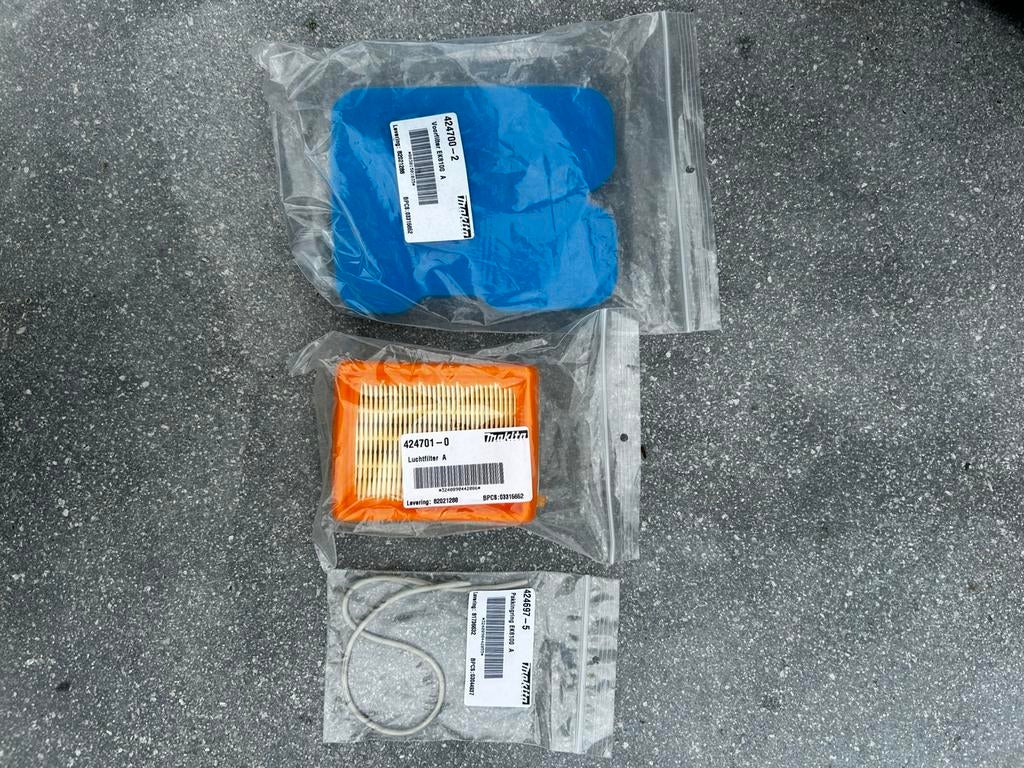 Filterset makita/dolmar pc7414 bandenzaag/doorslijper, Ophalen of Verzenden, Zo goed als nieuw